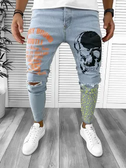 Blugi barbati conici CU MIC DEFECT DEF0035 M3-2.1 Blugi barbati conici CU MIC DEFECT DEF0035 M3-2.1